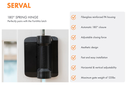 Caracal Hydraulic - 180 gate closer and spring hinge and Fortima Magnatic Child safety Pool Gate Latch - Locinox.webp