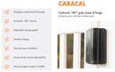 Caracal Hydraulic 180 gate closer and spring hinge and Fortima Magnatic Child safety Pool Gate Latch - Locinox.webp