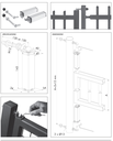 Locinox SWING40 Self Closing Gate Hinges for 40x40 Tube Gates 75kg-130mm.webp