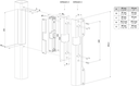 Locinox Built in  ELECTRIC STRIKE FOR FORTY, Fifty & Sixty LOCK Gate frame 50mm - Fail Close.webp