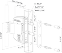 Locinox Industrial Anti Panic Swing Gate Lock U2 for Square tube 40-60mm profile-with Push set.webp