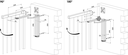Hydraulic Industrial Gate Closer Verticlose FOR WALL MOUNTING.webp