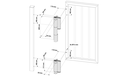 Mammoth HD Hydraulic 180 degree Swing Gate Closer and Compact hinge in One - Black.webp