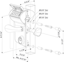 D Sliding Gate Digital Code Lock Leonardo.webp