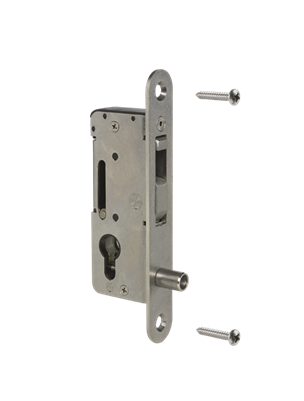 Sliding gate or Swing gate Handleless stainless steel insert lock with hook.webp