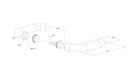 Aluminium Handle 3006B with square 66.5mm Black Pair.webp