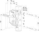2 Locinox Large Ornamental Lock H2 Flat profile adjustable 10-30mm.webp