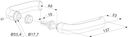 Gate Lock Handle 3006S Aluminium for Sliding Gate lock.webp