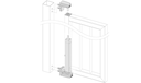Locinox INTERIO Invisible built­in hydraulic  Swing Gate Closer.webp