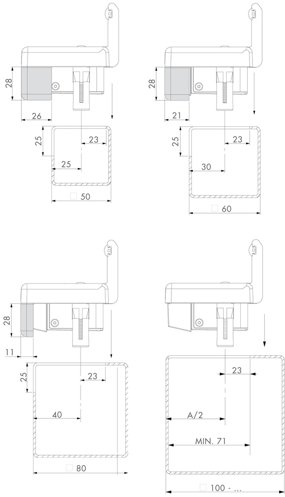 2 Locinox Electric strike for Swing Gates for H- Metal & H-Wood insert locks - Fail Open.webp