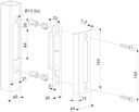 Locinox Ornamental Lock Keep flat Aluminium SPKZ-QF Black.webp