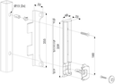 Stainless steel Security Lock Keeper for fortylock, fifty, sixty lock.webp