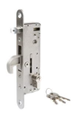 2 Swing Gate Mortise Lock H Metal 35 mm Back Set complete Kit- Aluminium Handle.webp