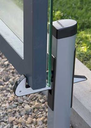 Aluminium Gate Catcher - Under Gate.webp