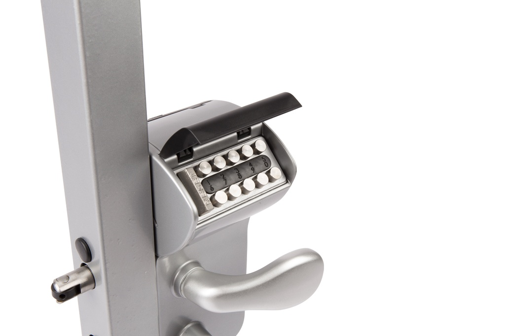 VINCI - SURFACE MOUNTED MECHANICAL DIGITAL CODE LOCK for 40-60 mm Square - Black.webp
