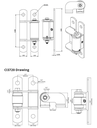 BadAss Bolt-on Face Mount Self-Closing Hinge Set.webp