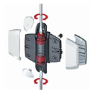 TruClose Self Closing Hinge for Round post to Glass gates . up to 25kg.webp