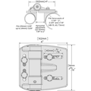 TruClose Self Closing Gate Hinge Regular Hinges for Round Post.webp