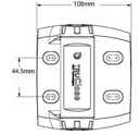 TruClose Heavy Duty Self Closing Hinge for Round Post 60kg TCHDRND1S3 Series 3 - Pair.webp