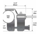 Side Pull Latch -  Magnetic - 50mm Round Post to Glass -Lockable.webp