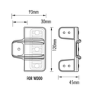 D&D In-Frame Rubber Gate Stop - 119mm.webp