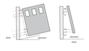 Heavy Duty Weld On Strap Hinges 152mm BadAss  - Each.webp