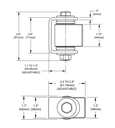 Aluminium BadAss Hinge for Gates upto 270 kg - Each.webp