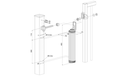 Rhino Aesthetical 180° Gate Closer - Black.webp