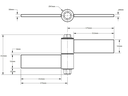 Rising Hinges or Up Hill Hinges Heavy Duty Strap Hinges BadAss for Gates up to 680 kg.webp