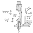 D&D LokkLatch  General Purpose Gate Lock for Round Post and Gate - LLABRND.webp