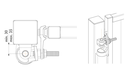 Rhino Aesthetical 180° - Gate Closer - Black.webp