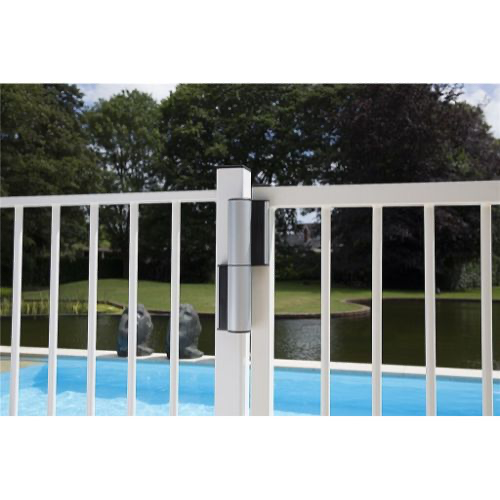 Locinox Tiger Hydraulic Swing Gate Closer and Compact hinge all in One - SILVER.webp