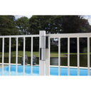 Locinox Tiger Hydraulic Swing Gate Closer and Compact hinge all in One - SILVER.webp