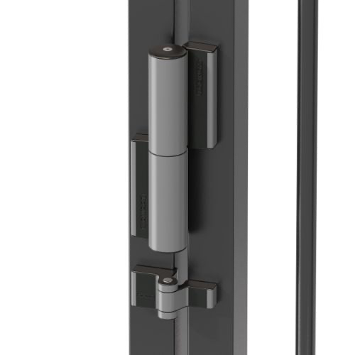 2Locinox Tiger Hydraulic Swing Gate Closer and Compact hinge all in One - SILVER.webp