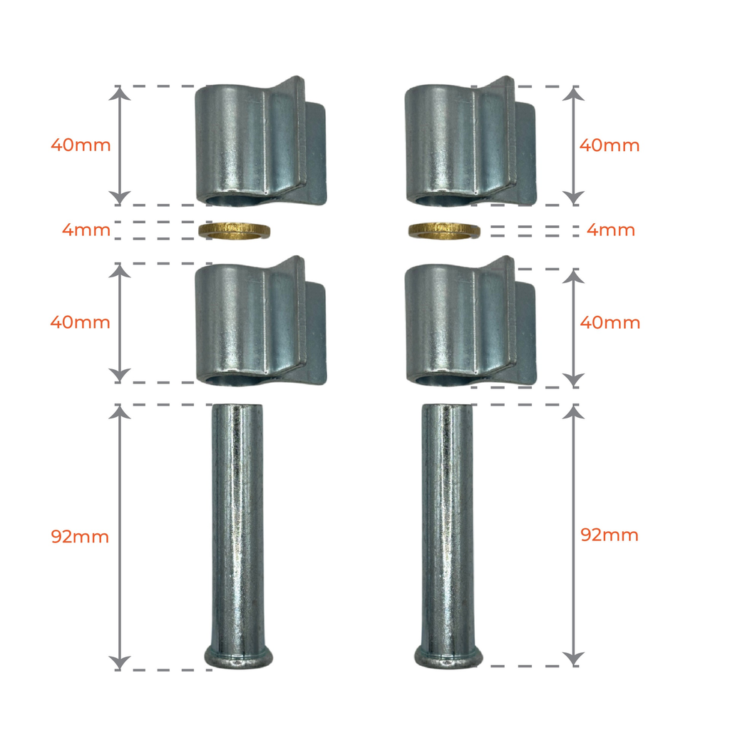 Swing Gate hinges Shackle Weld on Hinges 20mm pin Zinc Plated (Pair).webp