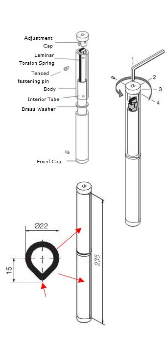 Heavy Duty Weld On Steel Self Closing Hinge for gate up to 120 kg - sold as Single hinge only.webp