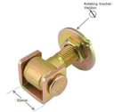 Swing Gate  Hinge Adjustable 24mm pin with Rotating - pair .webp