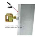 Swing Gate Hinge  Adjustable 20mm pin with Rotating - pair.webp