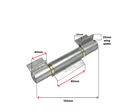 Heavy Duty Weld on Swing Gate Shackle Hinge-Pin 20mm - pair Gate up to 800kg .webp
