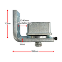 Steel Knock in Bearing Hinges 65x65mm steel tube - Pair.webp