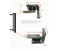 I Heavy Duty Swing Gate Bearing Hinges for gate up to 1200 kg - Top & Bottom hinge.webp