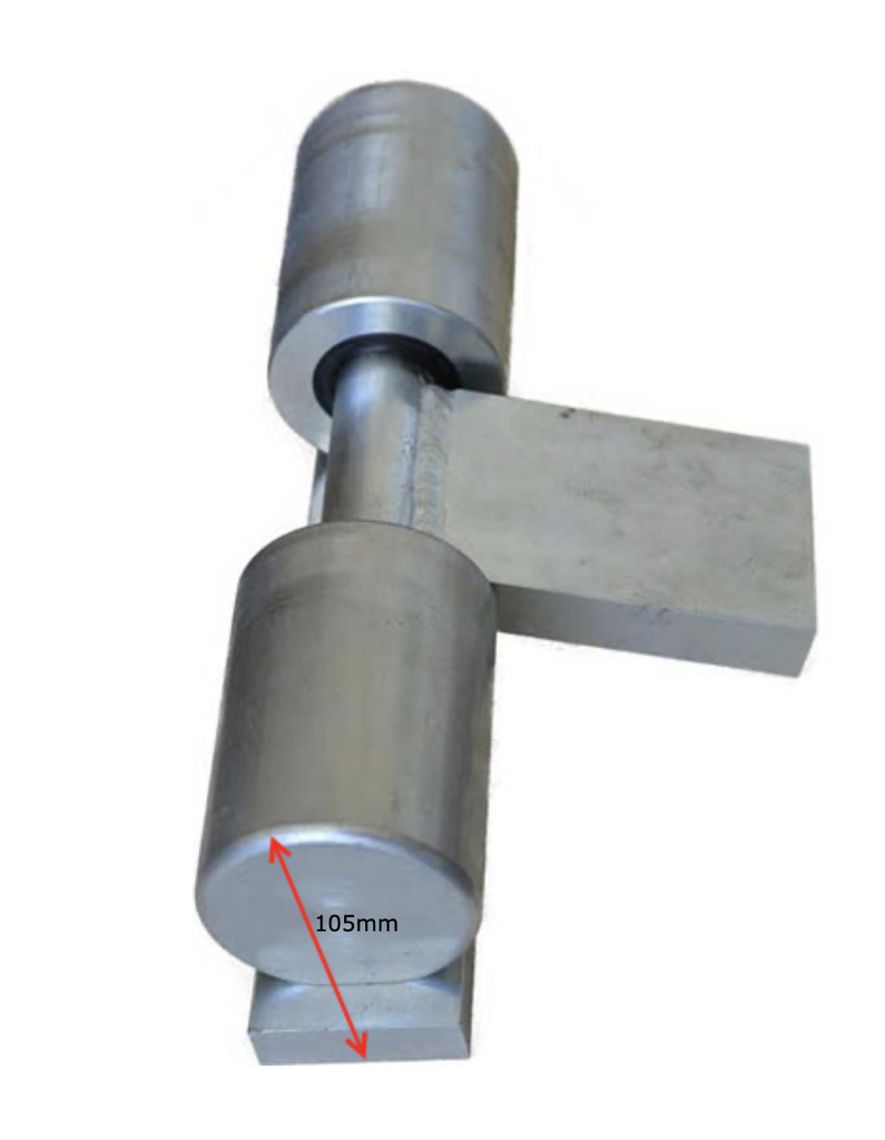 Heavy Duty 5000 kg Bearing Hinge / 2 Hinges