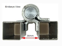 HeavyDuty Swing Gate Shackle Weld on Hinges 16mm  - pair.webp
