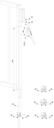 2 Locinox Aluminium Internal dropbolt 120mm - SUBY - Black Colour.webp