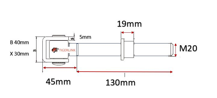 Adjustable Swing Gate Hinge long neck Galvanised size 150 x 20mm - Pair.webp
