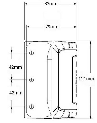 TruClose Heavy Duty. Self Closing Hinge for Round Post 60kg TCHDRND2S3 Series 3 - Pair.webp