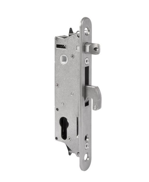6 FORTY inframe Swing Gate Lock 20 MM BACKSET FOR 40 MM - Black Colour Complete Kit.webp