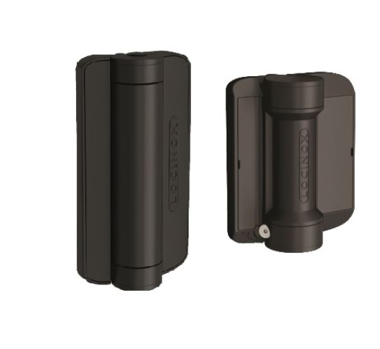 [AHN118] Caracal Hydraulic 180 gate closer and spring hinge - Locinox