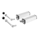 Locinox Self Closing Gate Hinges  for 40x40 Tube Gates 75kg - 150mm Thread Locinox