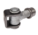 LOCINOX G90Z Hot Dip Galvanised Swing Gate Adjustable Hinge 20mm pin - 65mm Long Neck- Pair